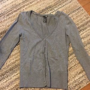 Grey H&M cardigan